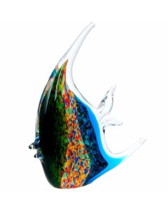 Фигурка Цветная скалярия 17x19см Art glass