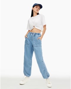 Джинсы Easy Fit с кулисками и карманами Gloria jeans
