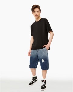 Джинсовые шорты Comfort с дырами для мальчика Gloria jeans