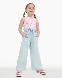 Джинсы Paperbag с поясом для девочки Gloria jeans