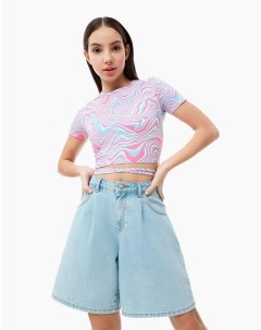 Джинсовые шорты Bermudas для девочки Gloria jeans