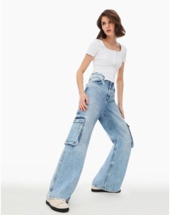 Джинсы Wide leg Cargo Gloria jeans