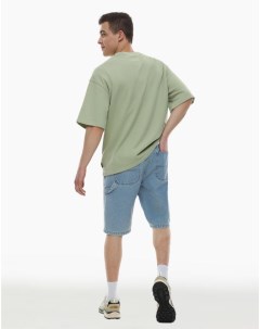 Джинсовые шорты Carpenter с хлястиком Gloria jeans