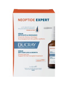 Укрепляющая сыворотка придающая плотность волосам 2 х 50 мл Neoptide Ducray