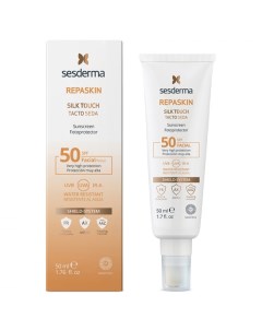 Солнцезащитное средство с нежностью шелка для лица REPASKIN SILK TOUCH Facial Sunscreen SPF 50 50 мл Sesderma