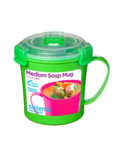 Кружка суповая для СВЧ 656 мл Microwave зелёный Sistema
