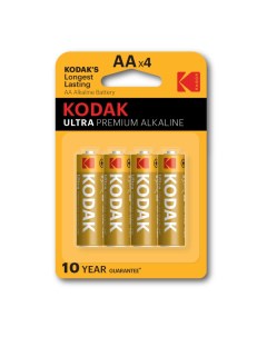 Батарейки Ultra Premium Alkaline LR6 4BL KAA 4 UD Kodak