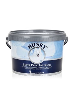Краска интерьерная износостойкая Super Paint Interior для всех типов помещений 2 25 л база С белосне Husky