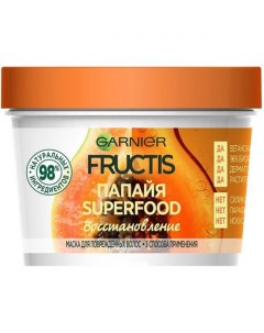 Маска для волос Fructics Папайя Superfood 390 мл Garnier