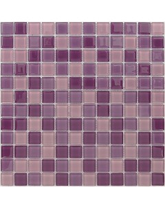Стеклянная мозаика Acquarelle 4 мм Viola 29 8x29 8 см Caramelle mosaic