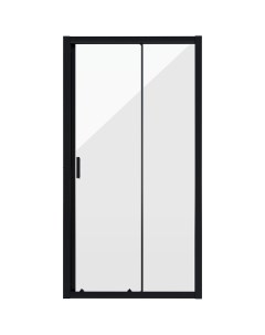Душевая дверь Nova 110 NG 82 11AB профиль Черный стекло прозрачное Niagara