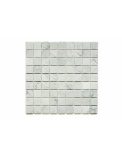 Каменная мозаика Stone Bianco Carrara pol 7 мм 30 5х30 5 см Orro mosaic