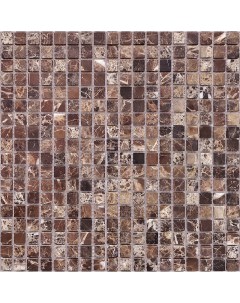 Мозаика Pietrine 4 мм Emperador Dark POL 30 5x30 5 см Caramelle mosaic