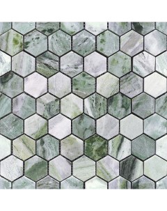 Мозаика Pietrine Hexagonal Onice Verde oliva POL hex 28 9x29 2 см Caramelle mosaic