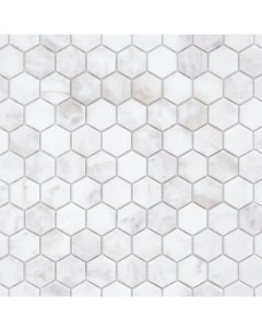 Мозаика Pietrine Hexagonal Dolomiti bianco MAT hex 28 5x30 5 см Caramelle mosaic