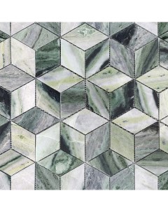 Мозаика Pietrine 7 мм Onice Verde oliva POL Diamond 25 9x29 8 см Caramelle mosaic