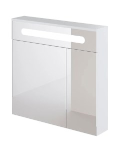 Зеркальный шкаф Коломна 80 KOL Z 80 P W с подсветкой Белый Diwo