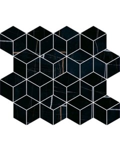 Керамический декор Греппи черный мозаичный T017 14026 37 5х40 см Kerama marazzi