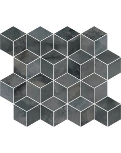 Керамический декор Джардини серый темный мозаичный T017 14024 37 5х45 см Kerama marazzi