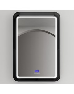 Зеркало Kristall AT6701Onyx 55х80 Bluetooth плеер датчик температуры часы рама из полиэфирной смолы Abber
