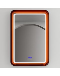 Зеркало Kristall AT6701Opal 55х80 Bluetooth плеер датчик температуры часы рама из полиэфирной смолы Abber