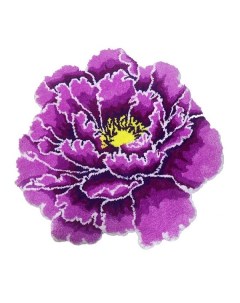 Коврик Peony Flower Violet 73x73 Carnation home fashions