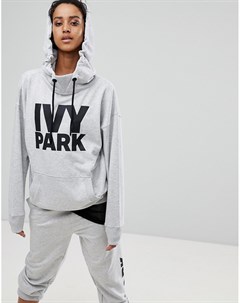 Серый худи с логотипом Ivy park