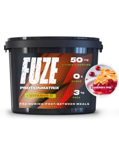 Многокомпонентный протеин 47 вкус Вишневый пирог 3 кг Fuze