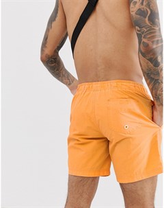 Оранжевые выбеленные шорты для плавания Blend