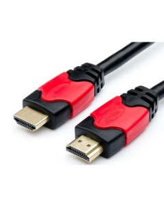 Аксессуар HDMI HDMI ver 1 4 for 3D 1m Red Gold AT14942 AT4942 Atcom