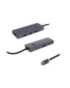 Хаб USB OS Flite Series 5 Port Type C HDMI 4xUSB 3 0 Space Grey B00052809813 00 Baseus