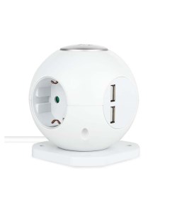 Сетевой фильтр Neo Spherum 3 Sockets 2 USB 1 5m White PSE 004 Rombica