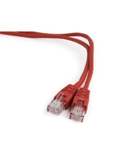 Сетевой кабель Cablexpert UTP cat 5e 1 5m Red PP12 1 5M R Gembird