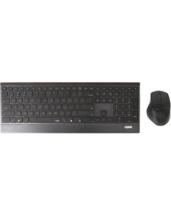 Клавиатура мышь 9500M клав черный мышь черный USB беспроводная Bluetooth Радио slim 18892 Rapoo