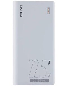 Внешний аккумулятор Power Bank 20000 мАч Sense 6F белый Romoss