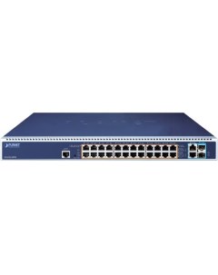 Коммутатор GS 6322 24P4X L3 24 Port 10 100 1000T 95W 802 3bt PoE 2 Port 10GBASE T 2 Port 10G SFP Man Planet