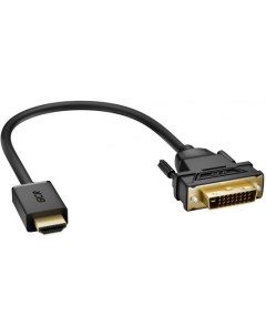 Greenconnect Кабель HDMI DVI 0 3m черный OD7 3mm 28 28 AWG позолоченные контакты 19pin AM 24 1M AM D Green connection
