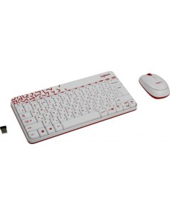 Клавиатура мышь MK240 USB белый 920 008212 Logitech