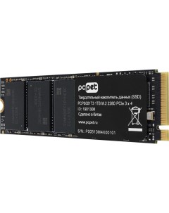 SSD M 2 накопитель PCI E 3 0 x4 1Tb PCPS001T3 Pc pet