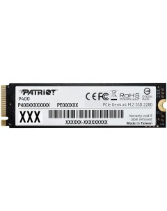 SSD M 2 накопитель PCI E 4 0 x4 P400 2Tb P400P2TBM28H Patriòt