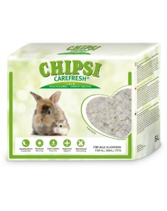 Chipsi Pure White Наполнитель белый для птиц и мелких домашних животных 5 л Carefresh