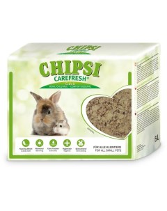 CHIPSI ORIGINAL Наполнитель бумажный для птиц и мелких домашних животных5 л Carefresh