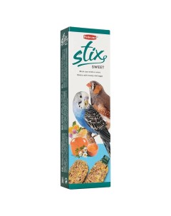 Stix Sweet Лакомство палочки с медом и яйцом для попугаев и экзотических птиц 80 гр Padovan