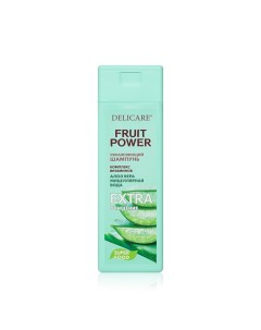 Шампунь для волос Fruit Power очищение и увлажнение с экстрактом алоэ 280мл Delicare