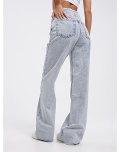 Классические прямые джинсы с необработанными краями Твое
