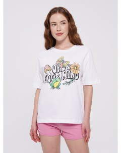 Летняя футболка с принтом бабочки Твое