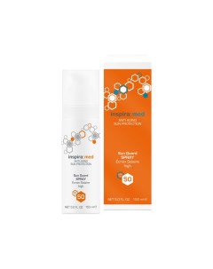 Солнцезащитный лосьон спрей SPF 50 Sun Guard Spray 150 мл Inspira Med Inspira cosmetics