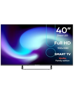 Телевизор 40 TDTV40BS04F_ML FullHD 1920x1080 Smart TV серый Topdevice
