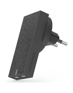 Сетевое зарядное устройство Smart charger Dual USB 3 1A 2xUSB черное Native union