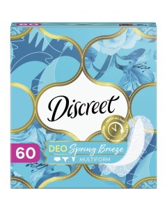 Прокладки ежедневные Deo Spring Breeze Multiform 60 шт Discreet